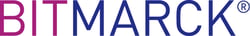 Logo BITMARCK Schriftzug. Das Wort BIT ist in magenta und das Wort MARCK in dunklem lila geschrieben – Website