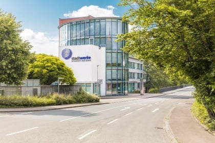 Die Zentrale der Stadtwerke Schwäbisch Halle